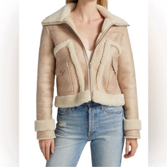 MOTHER The Patch Pocket Roamer Jacket in Beige Multi - Picture 1 of 11